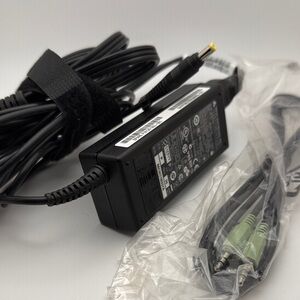 Black Power Adapter with Cables